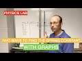 Two ways to find the spring constant - WITH GRAPHS