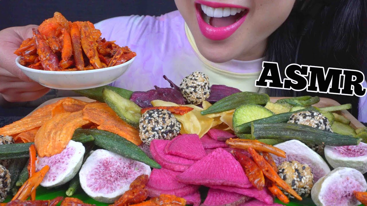 ASMR CRUNCHY FRUIT VEGGIE SNACK P. 2 ผักผลไม้อบกรอบ (CRUNCHY EATING