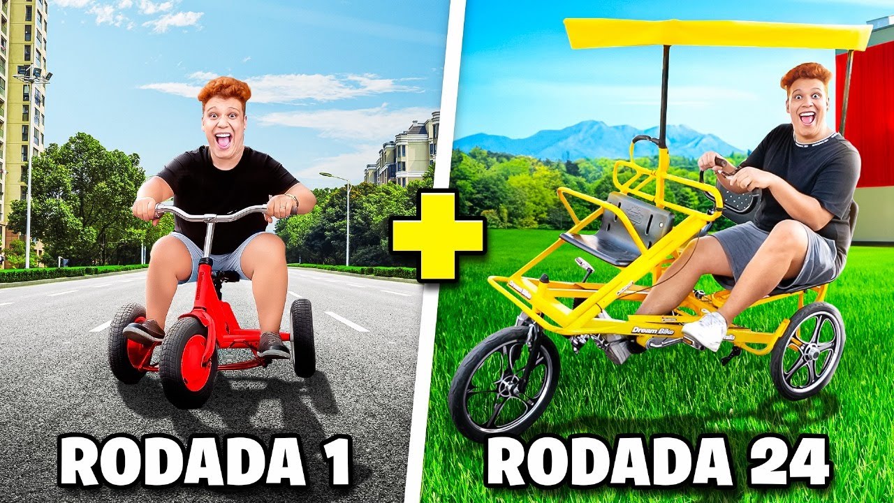 A CADA RODADA A BICICLETA CRESCE !