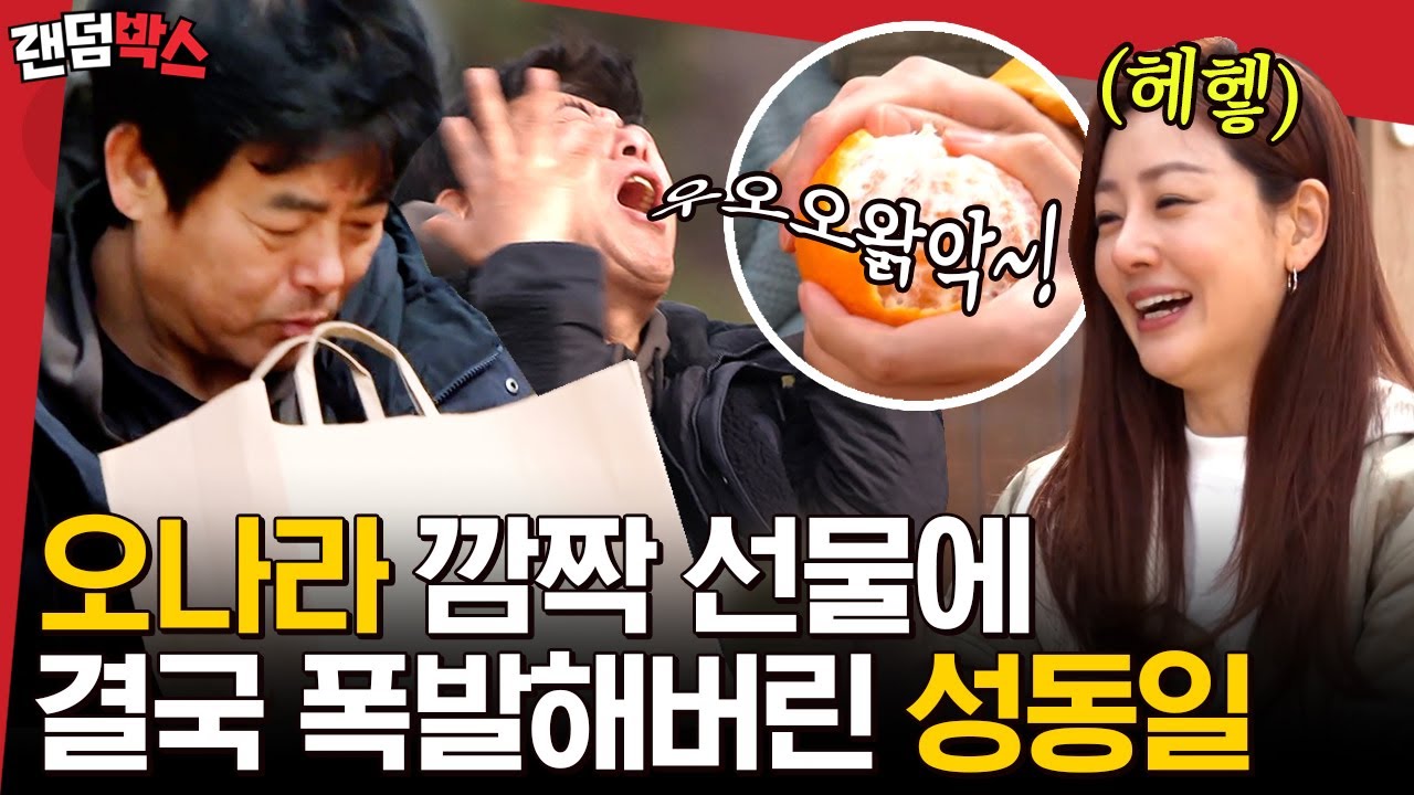 [#랜덤박스] 오나라의 집들이 선물🎁 성동일과 김희원을 오만상으로 만든 경주봉 너란 존재,,🍊 | #바퀴달린집2 #Diggle