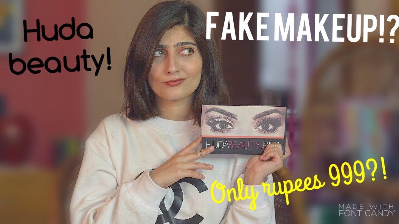 Testing Fake Makeup Huda Beauty Textured Palette Rose Gold