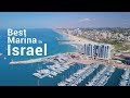 Herzliya Marina Israel 2018 4k drone