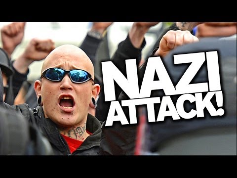 Neo-Nazis Attack Anti-Racism Protesters