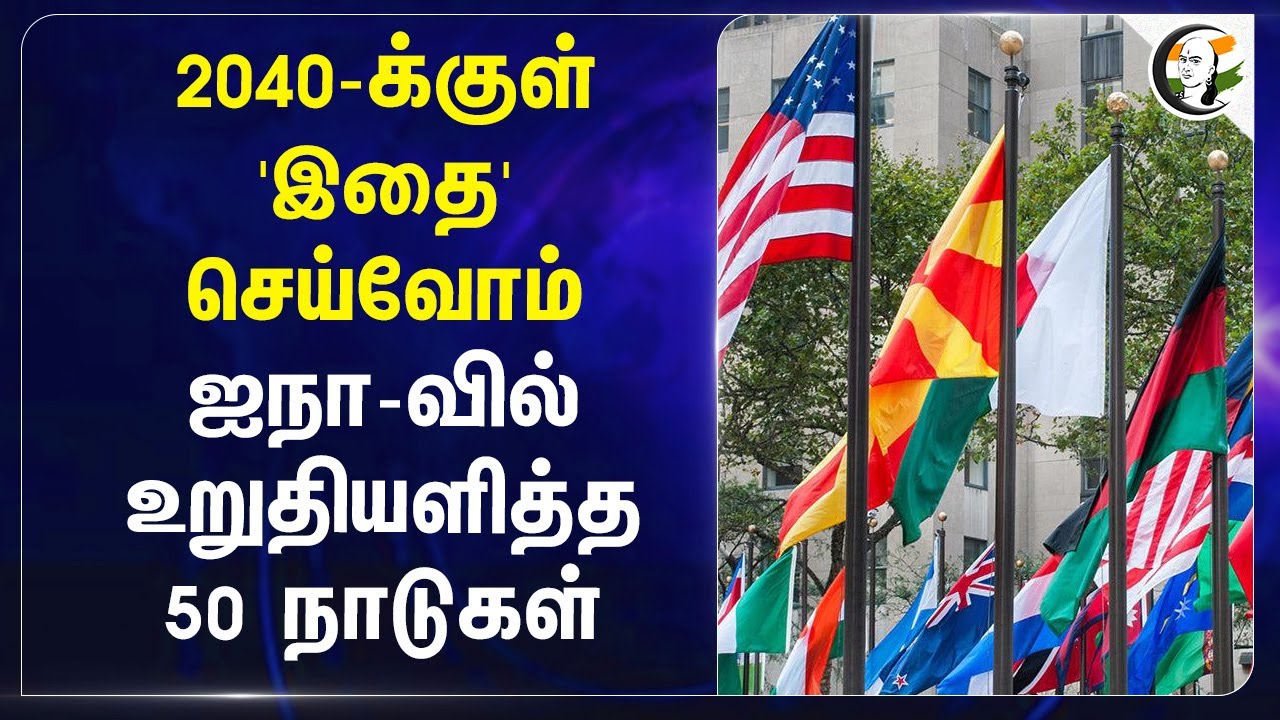 2040-க்குள் 'இதை' செய்வோம்... ஐநா-வில் உறுதியளித்த 50 நாடுகள்... | WHO | Akash Srivastava | India