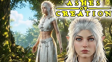How to Make a BEAUTIFUL ELF In Ashes of Creation, Character Creator Guide