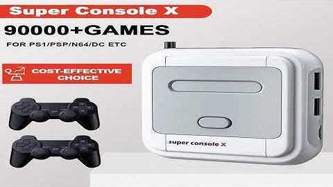 A must-have product! KINHANK Game Box Super Console X Retro Video Game Console Support 90000 Games