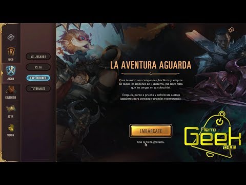 Gameplay: 1 hora de Expediciones - Legends of Runeterra | Beta