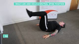 How To Do Bent Knee Reverse Oblique Crunch | Exercise Demo