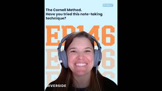 146: The Cornell Method of Studying