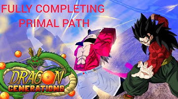 I Cried when I finally got Super Saiyan 4! Primal Path Guide to Power! Dragon Generations