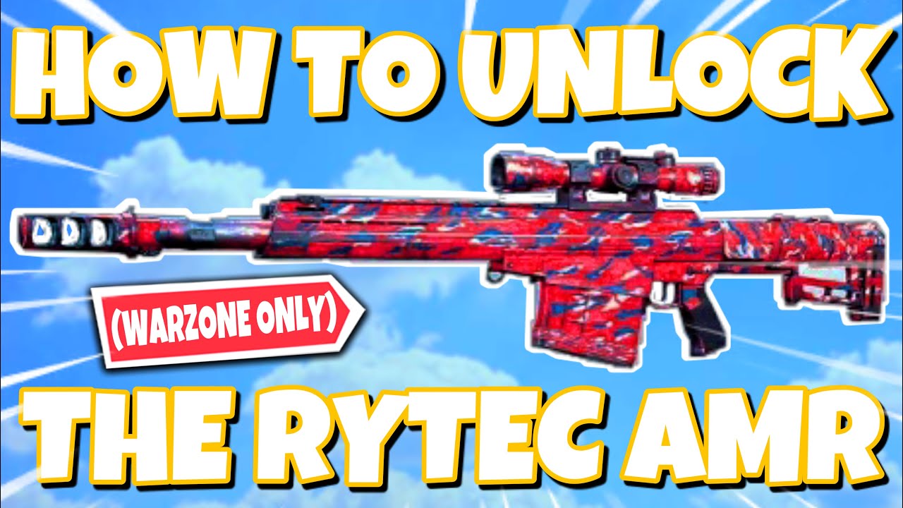 How To Unlock The Rytec AMR For WARZONE! (EASY WAY TO UNLOCK THE RYTEC AMR In Warzone! & Multiplayer