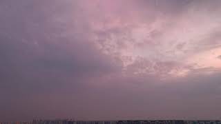 4K Singapore Sunrise  - 1 Hour of Slow moving Clouds + Colour Changing Sky + Sunrise - 18 Nov 2021 screenshot 3