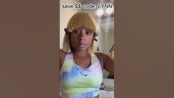 Trust The Process?🥺 Quick Weave Tutorial To Do Bangs Bob Hairstyle~ Blonde Color Hair #Elfinhair