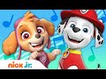 Head shoulders knees  toes  paw patrol style  nursery rhymes for kids  nick jr