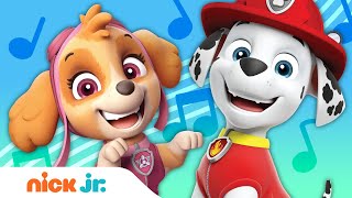 Head Shoulders Knees & Toes 🎵 PAW Patrol Style! | Nursery Rhymes for Kids | Nick Jr. Resimi