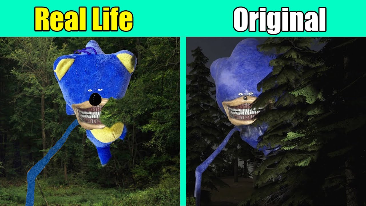 Shin Sonic, the deep forest monster. - Sonic The Hedgehog 3 Animation | Sonic Original vs Plush Toys