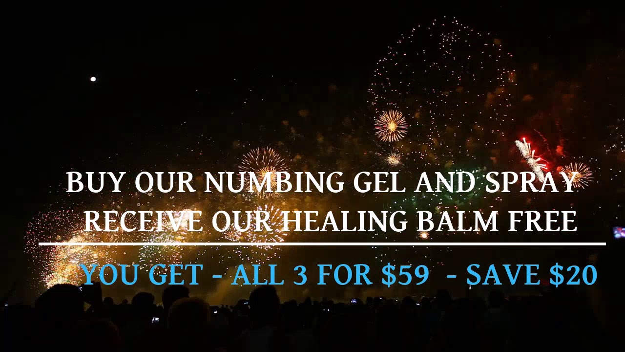 Tattoo, MicroBlading, Laser Hair Removal NUMBING Cream Gel & Spray by