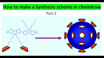 How to make a synthesis scheme in chemdraw (Part-2)