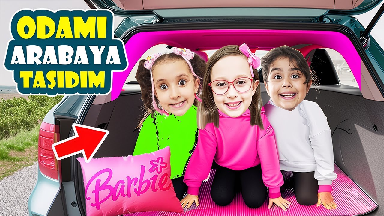 ODAMI ARABAYA TAŞIDIM !! BAHAR BANU ALYA ZEYNEP GİZLİCE ODASINI ARABANIN BAGAJINA TAŞIDI !!