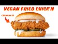 The CRUNCHIEST Vegan Fried Chicken! Made with SEITAN!