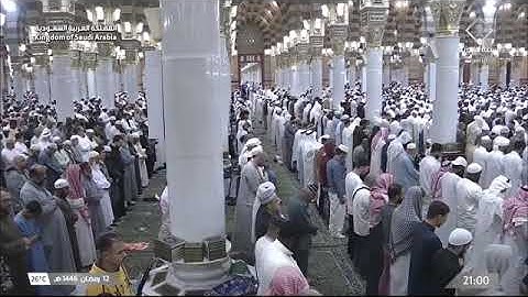 سورة الأنفال تراويح الحرم النبوي 1446 بصوت الشيخان عبدالمحسن بن محمد القاسم ، أحمد بن علي الحذيفي