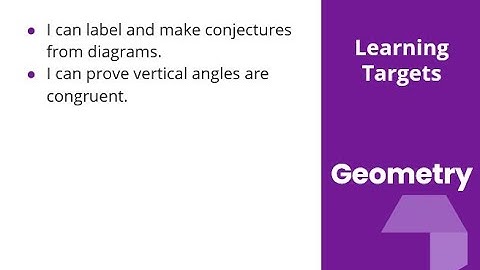 Geometry Unit 1 Lesson 19 Evidence Angles and Proof