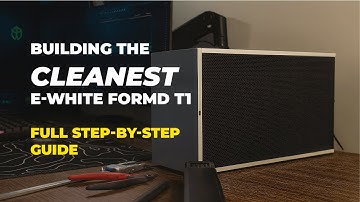 Building the Cleanest E-White FormD T1 – Full Step-by-Step Build Guide