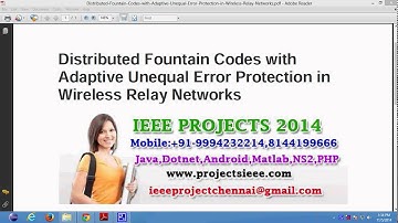 Distributed Fountain Codes with Adaptive Unequal Error Protection in Wireless Relay Networks
