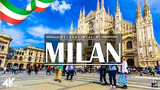 Beautiful Milan 4K • Relaxing Italian Music, Instrumental Romantic • Video 4K UltraHD