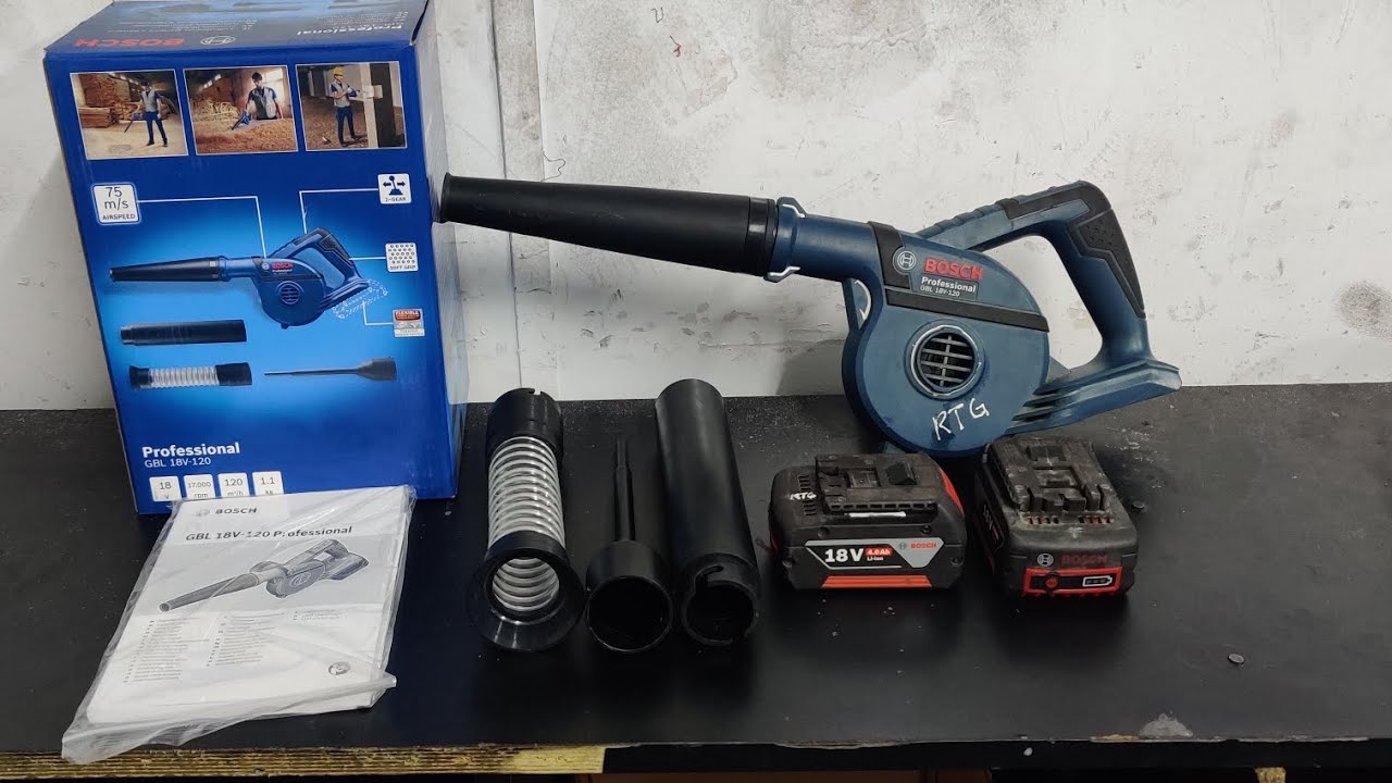 bosch professional gbl-18 to120v battery air blower full review  @_tool_box 