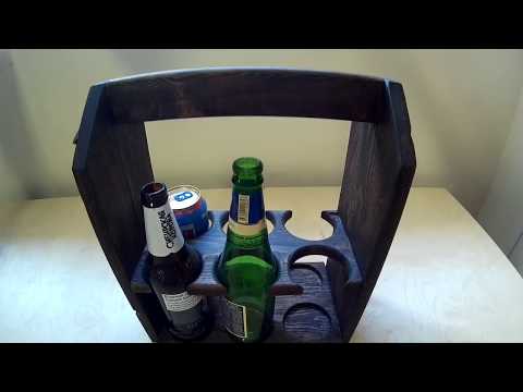 DIY Ящик для пива. Beer Tote / Beer Caddy