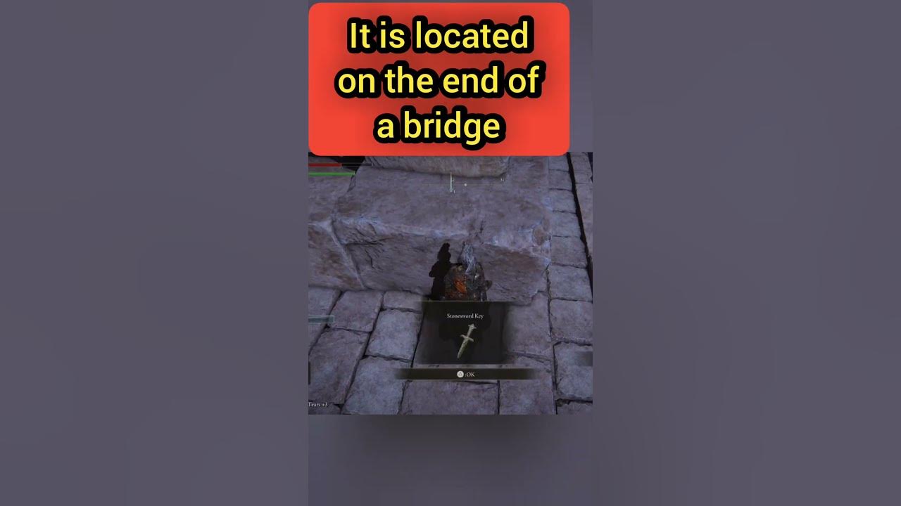 Elden Ring Stonesword Key location in Siofra River YouTube