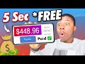 Earn $448.96 FREE Paypal Money Watching 5-Second Videos! (Free Paypal Money 2021)