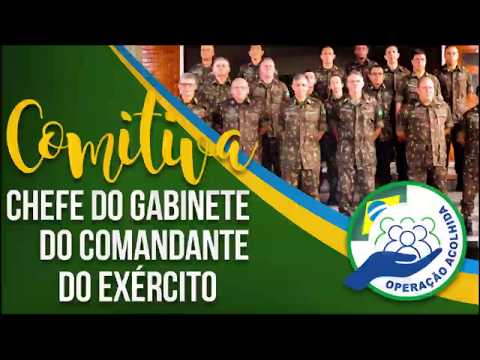 Chefe do Gabinete do Comandante do Exército visita a Operação Acolhida