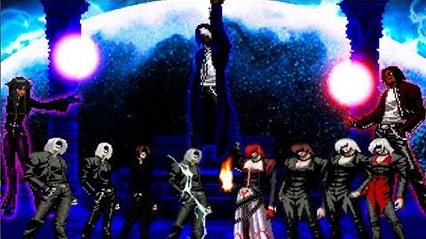 Element Kyo Team vs Element Iori Team KOF MUGEN