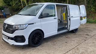 Vw T6.1 Transporter Panel Van Swb 150Hp 4Motion Aircon With Sportlin Styling Finished In Candy White