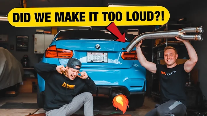 How to Make Your Car Sound Better!  (BMW M3 VRSF SINGLE MIDPIPE INSTALL!)