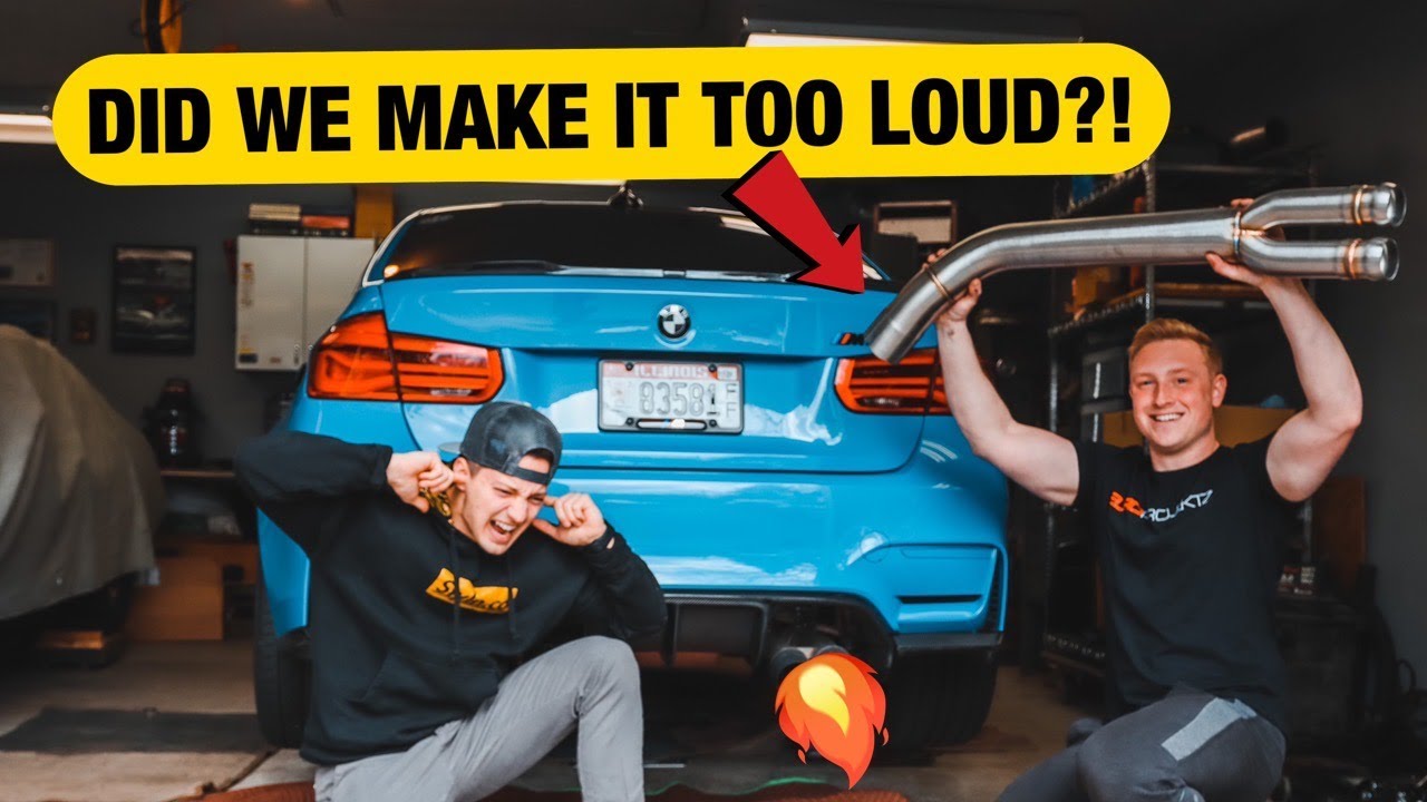 How to Make Your Car Sound Better!  (BMW M3 VRSF SINGLE MIDPIPE INSTALL!)