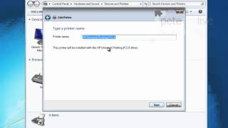 windows 7   connecting to an ip network printer