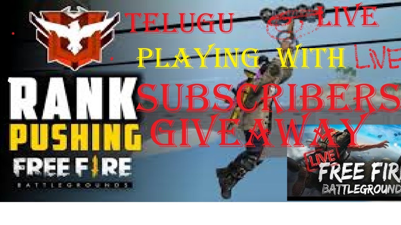 FREE FIRE GAMEPLAY . RANK PUSH . BEST LIVE . PLAY WITH SUBSCRIBERS ...