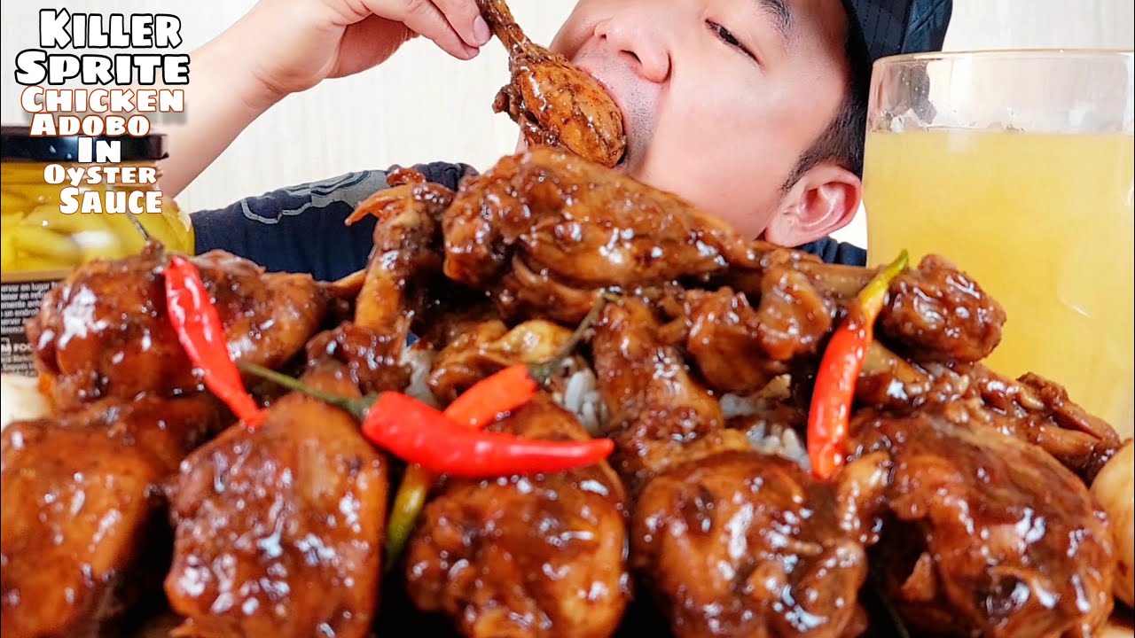 KILLER ADODO IN OYSTER SAUCE | ADOBONG MANOK | MUKBANG PHILIPPINES ...