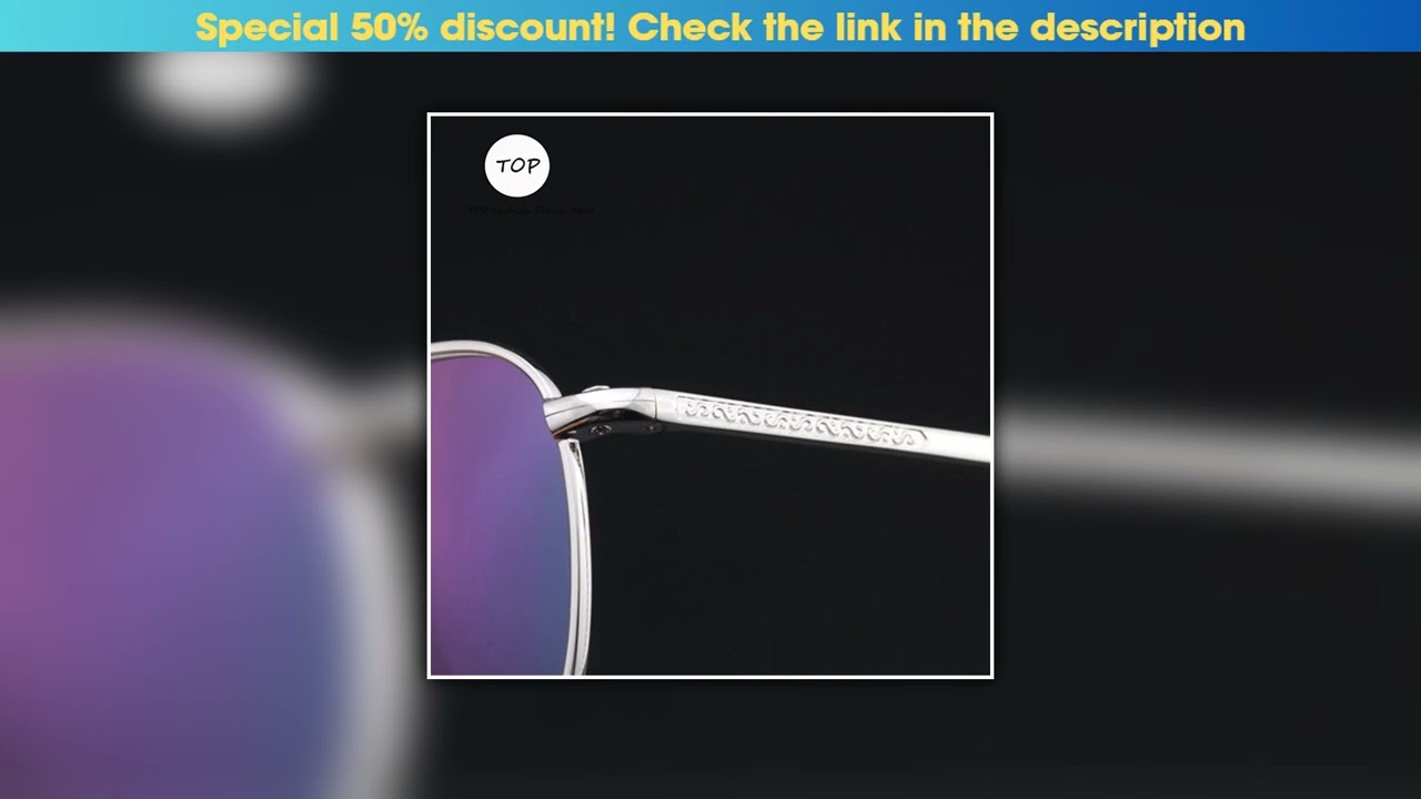 Review Fashionable men with pure silver 925 round frame, trendy full-frame. Women can wear anti-blu