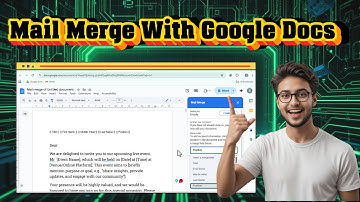 Hoe u een samenvoeging uitvoert met Google Docs | Gepersonaliseerde brieven (2025)