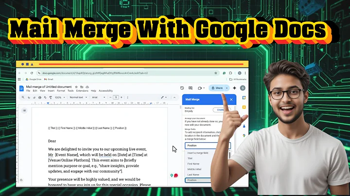 How To Do A Mail Merge With Google Docs | Personalized Letters (2025)