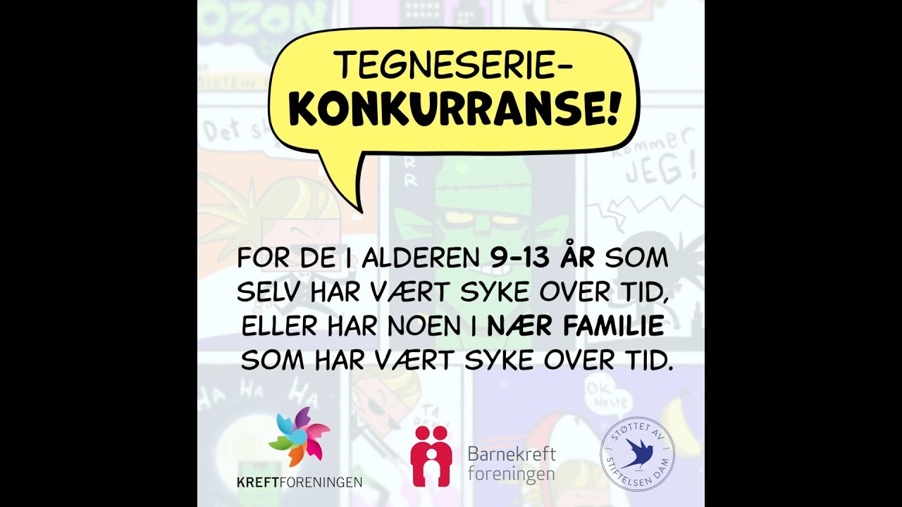 Tegneseriekonkurranse 1 Avataren Kreftforeningen YouTube tegneseriekonkurranse-1-avataren-kreftforeningen-youtube