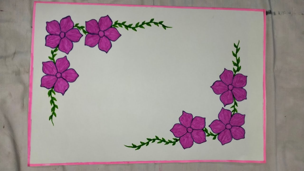 Home Task File Front Page Decoration / Project Work Design / School ...