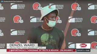 Browns Cornerback Denzel Ward Addresses His Health Situation - Sports 4 CLE, 9/1/21