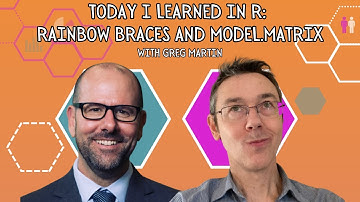 Today I learned in R: rainbow braces and model.matrix()