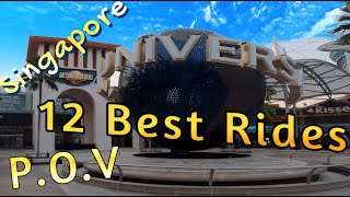 12 BEST Rides POV Universal Studios best rides Singapore