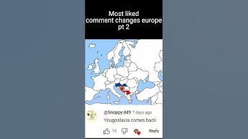 Most liked comment changes Europe pt 2 #mapping #history #countrys